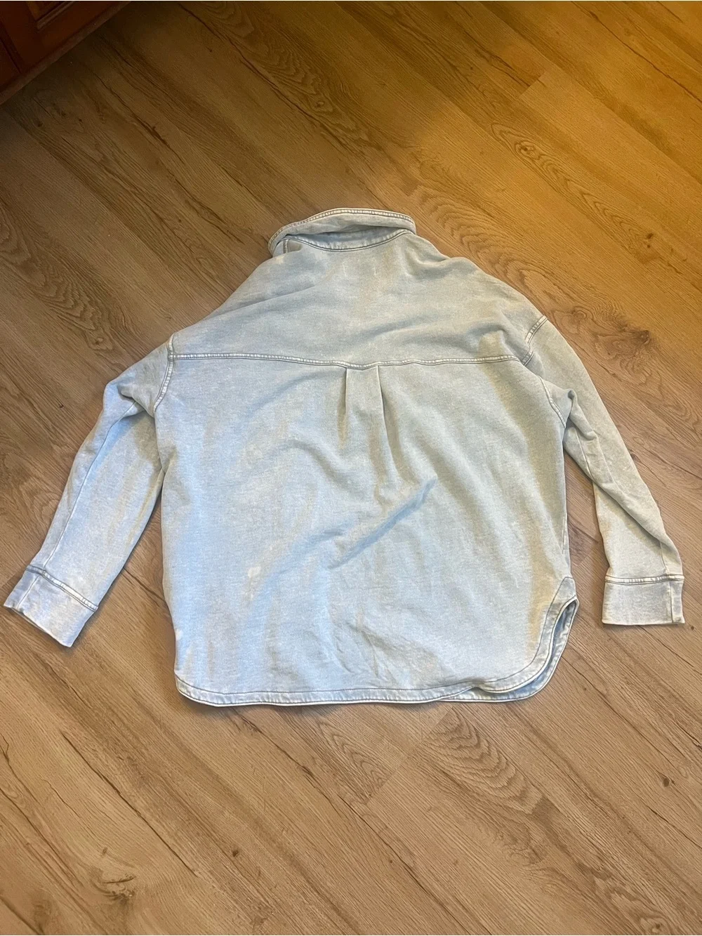 Eileen Fisher Organic Cotton Jean Jacket Size PP